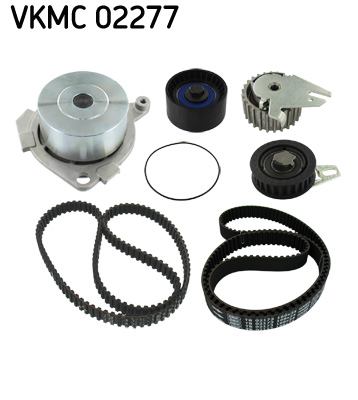 SKF 276366 VKMC 02277 - Vezérlés készlet, fogasszíj szett (szíj+görgők+vízpumpa)